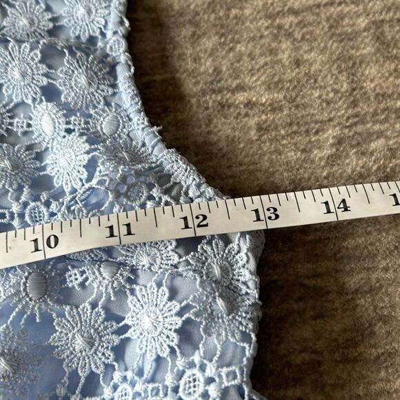 Divided floral cropped tank - Picture 5 of 6